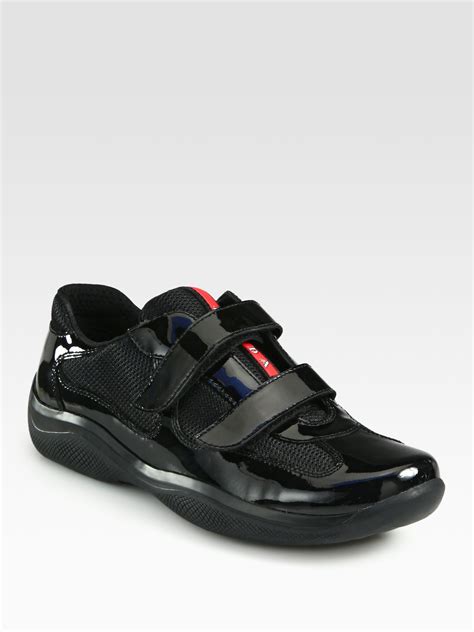 prada sneakers velcro|prada sneakers for women black.